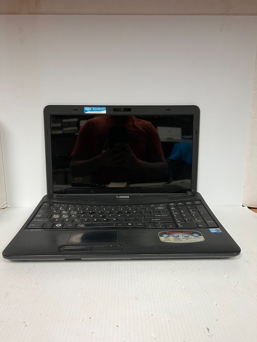 Toshiba Satellite C655-S5137 15” Laptop. intel i3, 4GB RAM, No HDD