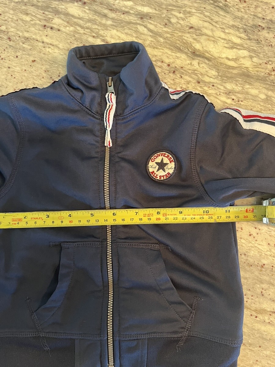 Converse Chuck Taylor All Star Navy Blue Full Zip Track Jacket