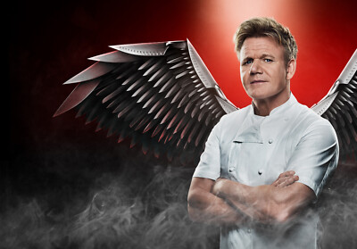 Großes A3 Gordon Ramsay Poster (brandneu)
