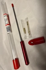 Pro-Shot 1 Piece Polished Stainless Cleaning Rod 27 Cal 8"  Heavy Duty Pro Shot