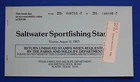 U.S. (TXSF02) 1987 Texas Saltwater Fishing Stamp (MNH) booklet of 10