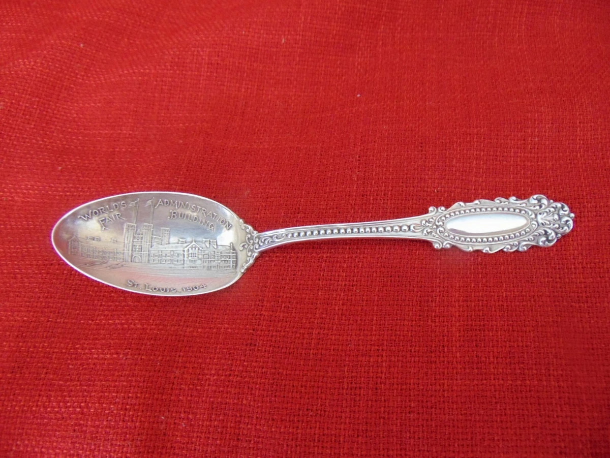 1904年 セントルイスワールドフェア 純銀製スプーンバングル 1904年