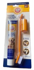 Arm Hammer Pets Tartar Control Kit for Dogs - Beef Flavor - 3-Piece Set B:A