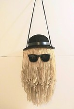 New Cousin It Wednesday Addams Costume Cosplay Halloween Candy Bucket Handmade