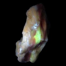 Arte en vidrio con leche de arándano de jadeíta vidrio cullet uranio escoria en capas #4GX65