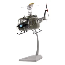 29cm Diecast Alloy 1/48 Scale USA UH-1 Huey Helicopter Aircraft Model Display