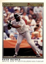 1991 O-Pee-Chee Premier #97 Rock Raines Chicago White Sox