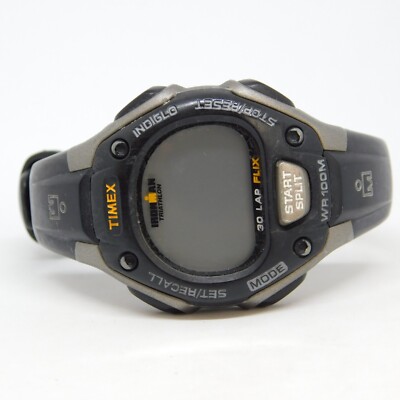 Timex Ironman Triathlon Indiglo WR 100M 30 Lap Quartz Women's