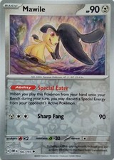 143/197 MAWILE REVERSE HOLO OBSIDIAN FLAMES POKEMON CARD