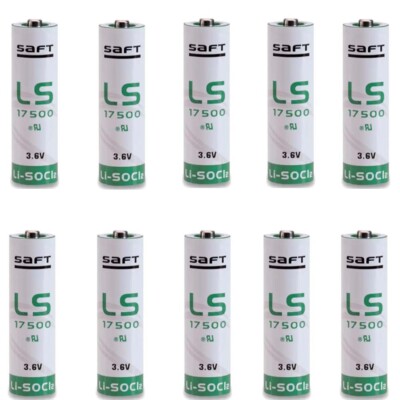10PCS 3600mAh LS17500 3.6V Battery for SAFT LS17500 CNC Water Meters