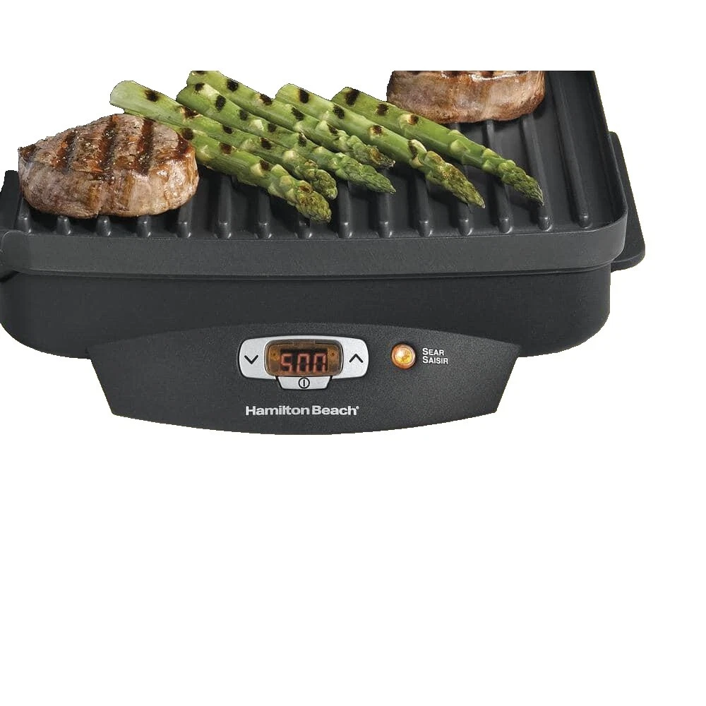 Parrillas eléctricas interiores Hamilton Beach Negro