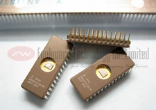 Fujitsu MBM27C128-25 MBM27C128 27C128 128KBIT UV EPROM GOLD DIE x 2PCS NEW