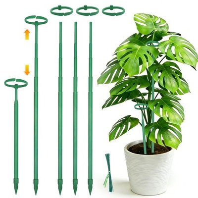 Adjustable Telescoping Plant Support Stakes 12.548.4IN for Indoor Plants