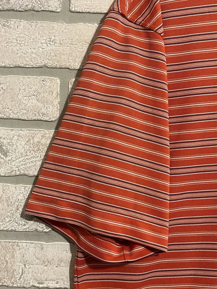 Nike Golf Tour Performance Polo Men’s L Orange Fit-Dry World Tour Links Shirt - Image 4 of 4