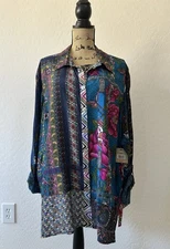 NWT John Mark Multicolor Woman’s Tunic Top Size 2X 