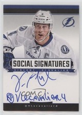 2013-14 Panini Crown Royale Social Signatures Vincent Lecavalier #SS-VL Auto 4lz