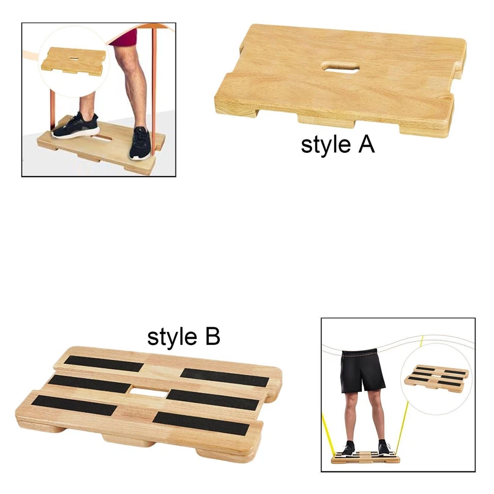 Planche de Fitness En Bois avec élastiques de Résistance, équipement - Photo 1/1