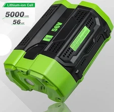 For EGO 56-Volt 5.0 Ah Battery BA1400T BA2800 Lithium Ion Power+ BA2800T Battery