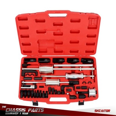 40 Pcs Diesel Fuel Injector Kit Puller Removal Tool Extractor Truck Auto Car