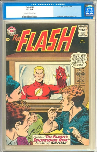 Flash #149 High Grade Silver Age Superhero Vintage DC Comic 1964 CGC 7.5