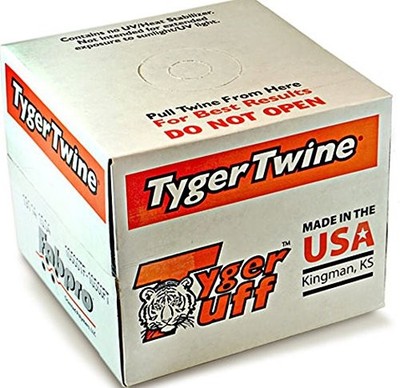 1 Ply Tyger Polypropylene Tying Twine, 145 Lb Tensile 8,500 Ft. White