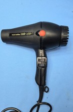 Turbo Power Twin 3200 Professional Hair Dryer 2 Speed  Temp Black 324 Clean