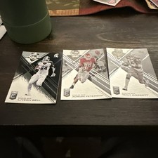 2017 Panini Elite Tony Dorsett #96 Adrian Peterson #3 & Leveon Bell #67