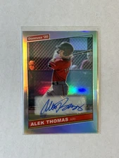 2020 Donruss Optic '20 Retro 1986 Alek Thomas #86S-AT Auto Refractor SP