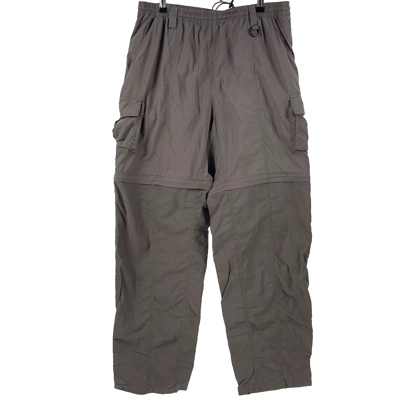 Columbia Convertible Cargo Trousers Mens Large W33/34 L32 Brown Packable Travel