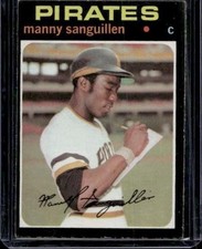 1971 Topps #480 Manny Sanguillen (Excellent) (A)