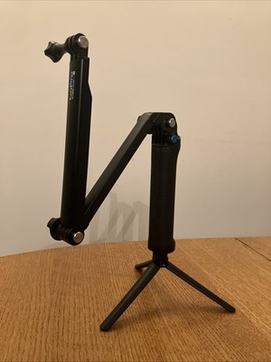 GoPro 3-Way Grip, Arm, Tripod, genuine GoPro, cracks in plastic, usable, READ