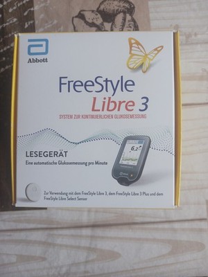 Freestyle  Libre3 Lesegerät Neu und Original verpackt Messeinheit in mmol/l@@@@@