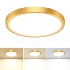 1PACK LED Flush Mount Ceiling Light, 3CCT Selectable 3000K-4000K-6500K & 100W...