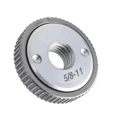Saipe 5/8-11 Inch Thread Angle Grinder Flange Nut, Self Tightening Lock Nut Q...