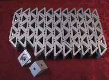 65 New 2 Hole Gusseted Inside Corner Brackets #40 4332 80/20 Inc. Lot Aluminum 