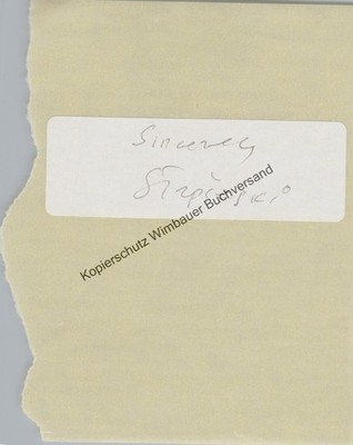 Original Autograph unidentified Musician or Conductor or Actor /// Autogr 334113