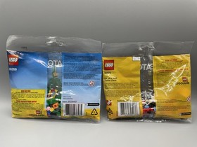 Lego Creator lot of 2, 30286 & 30573,  Christmas Santa and Tree  NEW PROMO sets