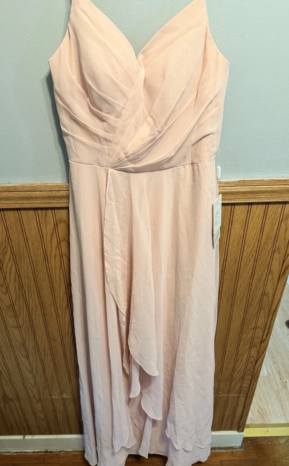 Nwt's Stacees Dress Bridesmaid Wedding Prom Formal Gown (Soft Blush) Size 6