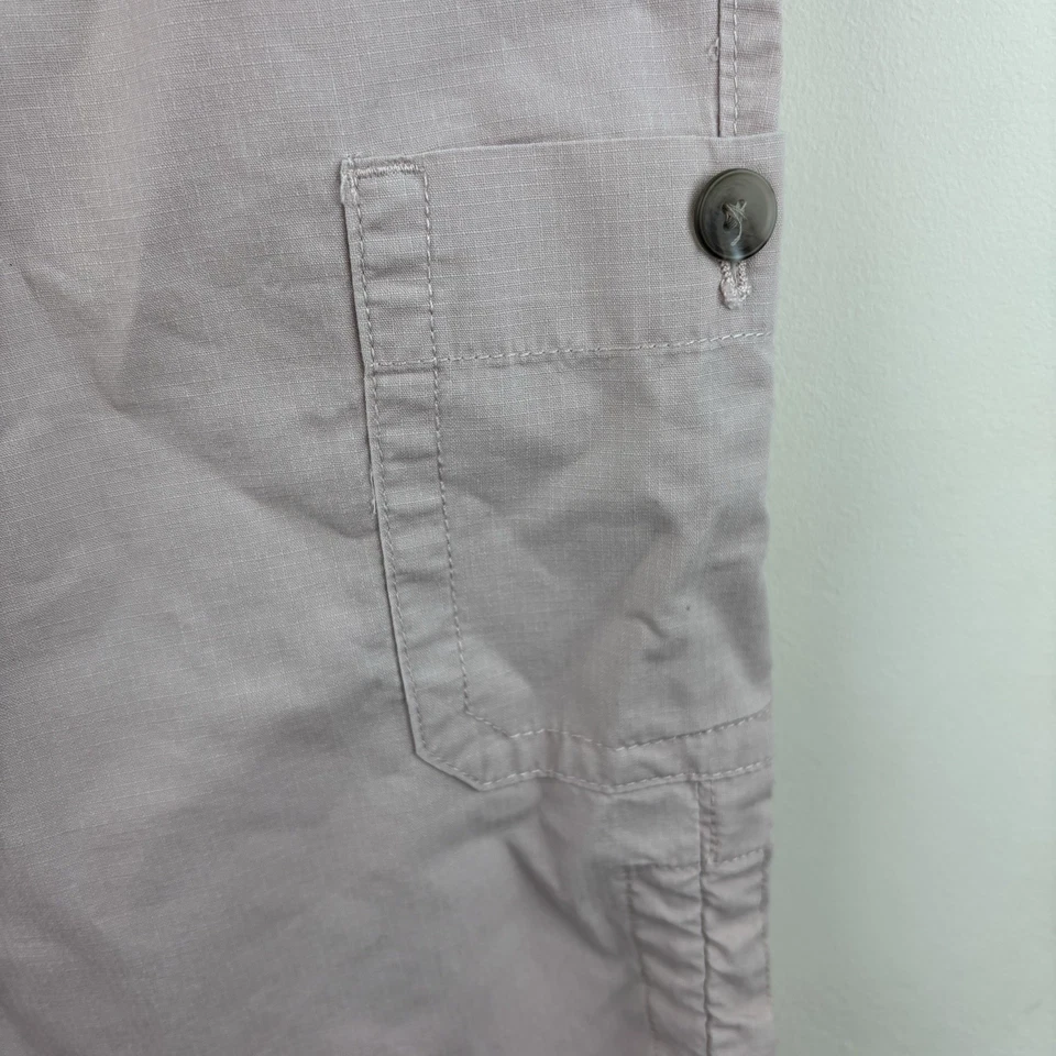 Bajo Rosa Rip Stop Carga Capris Talla 6 Foto 3 de 4