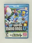 New Super Mario Bros U + New Super Luigi U (Nintendo Wii U, 2012) Tested, Works
