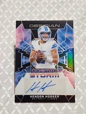 Hendon Hooker 2024 Panini Obsidian Cosmic Storm Auto Lions #CSS-HHR