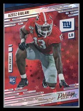 2021 Panini Prestige #269 Azeez Ojulari Xtra Points Astral Rookie Giants