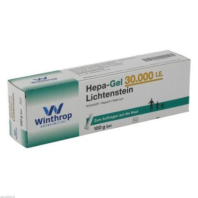HEPA GEL 30.000 I.E. Lichtenstein 100 g PZN 3970213