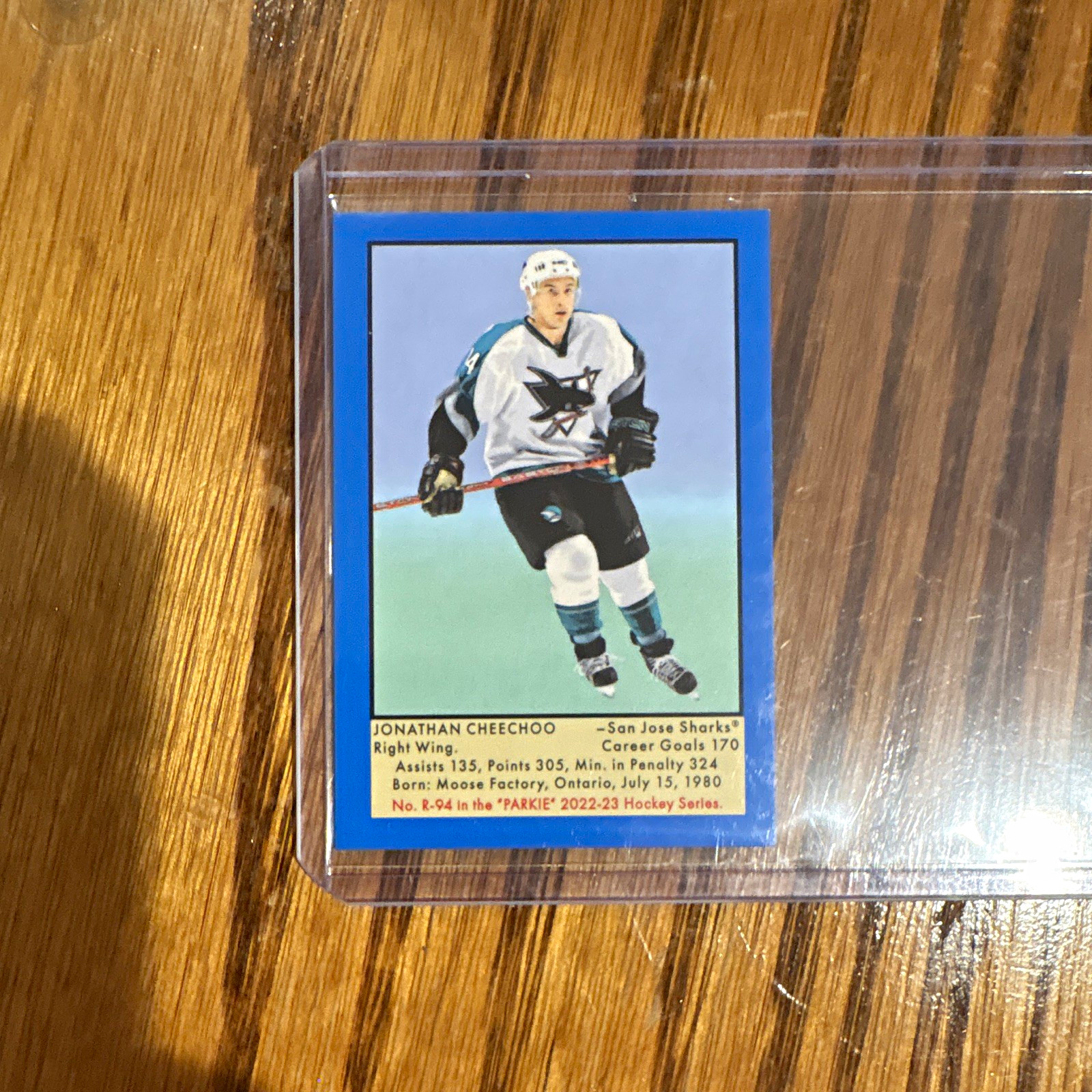 Upper Deck 2022-23 Parkhurst Champions 51 Retros Jonathan Cheechoo #R-94