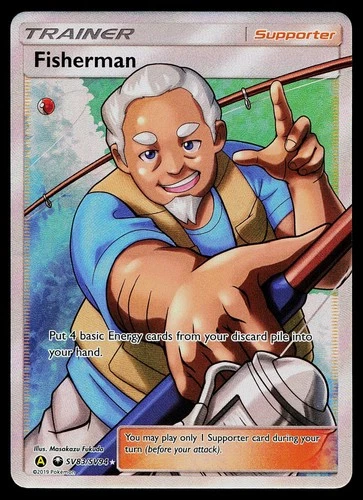 Pokemon Card Hidden Fates Shiny Vault Fisherman SV83/SV94 Rare Ultra