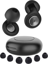 Reusable Silicone Ear Plugs 50dB Noise Cancelling For Sleep Snoring Travel Case