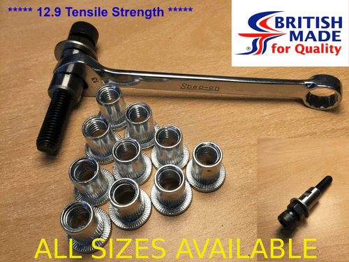 M10 - Heavy Duty High Tensile (8.8) Aluminium Rivnut Rivet Nut Nutsert Tool Kit - 第 1/4 張圖片