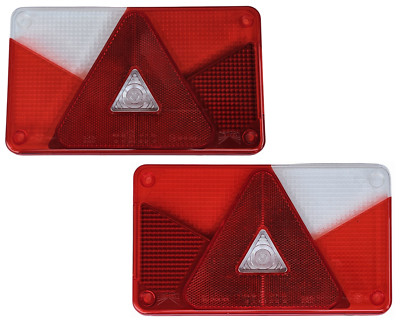 ASPÖCK Lichtscheiben MULTIPOINT V 5 RECHTS u. LINKS Rückleuchten Ersatzglas