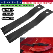 For Bush Hog 7556BH SQ172 7556 Rotary Cutter Blades, 27" x3/4" Lawn Mower Blades