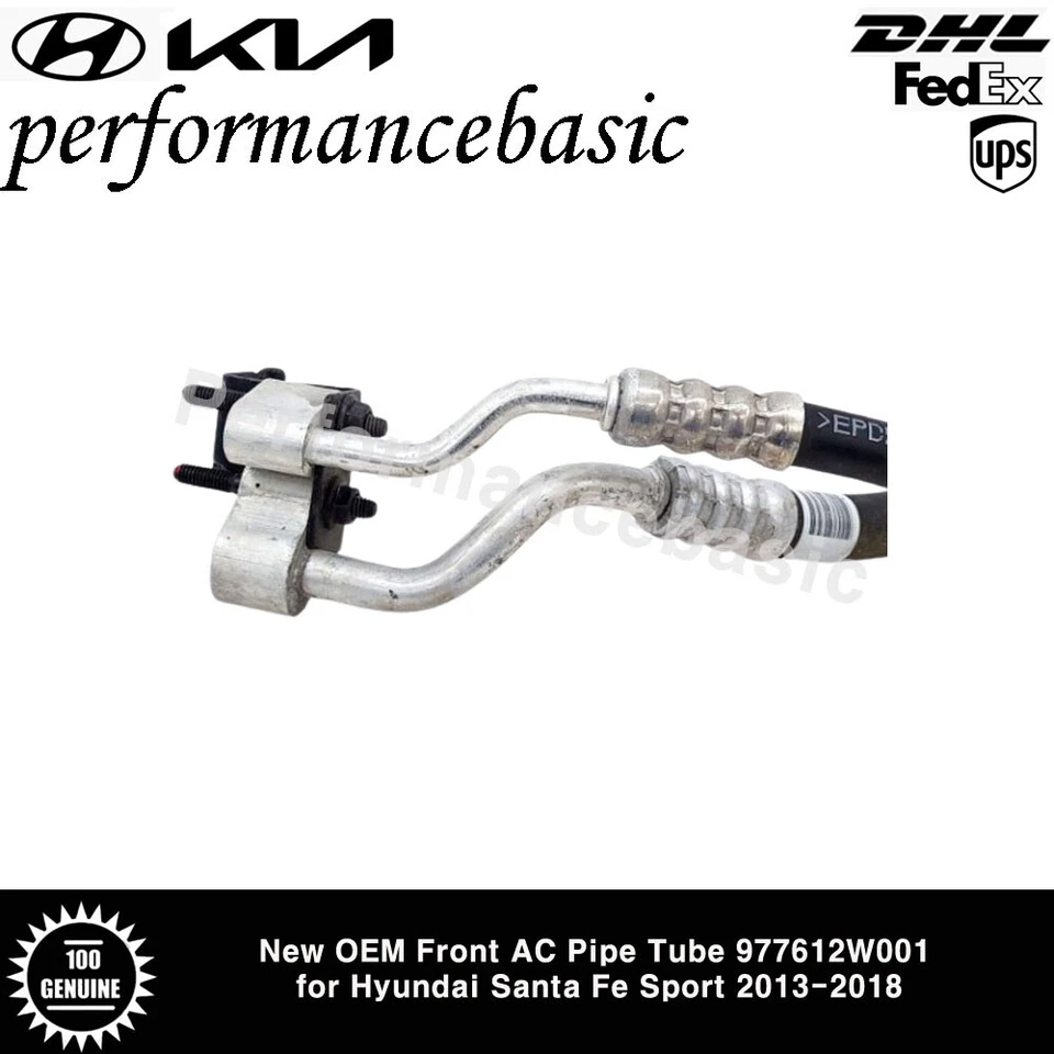 Novo tubo CA dianteiro fabricante de equipamento original 977612W001 para Hyundai Santa Fe Sport 2013-2018 - Imagem 3 de 3